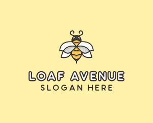 Yellow Honey Bee  logo design