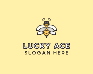 Yellow Honey Bee  logo design