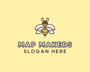 Yellow Honey Bee  logo design