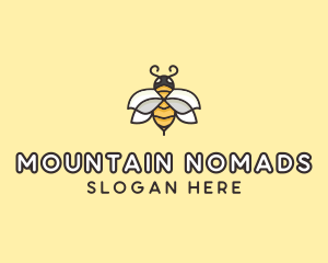 Yellow Honey Bee  logo design