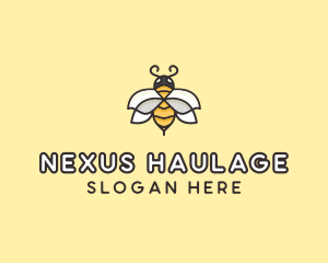 Yellow Honey Bee  logo design