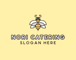 Yellow Honey Bee  logo design