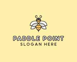 Yellow Honey Bee  logo design