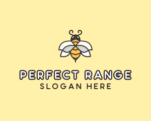 Yellow Honey Bee  logo design