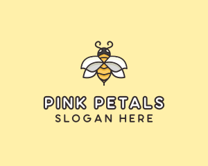 Yellow Honey Bee  logo design