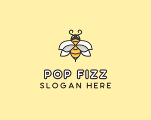 Yellow Honey Bee  logo design