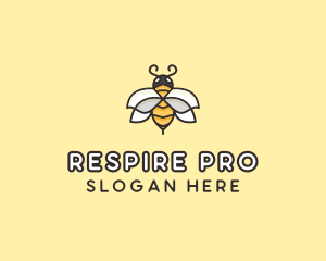 Yellow Honey Bee  logo design