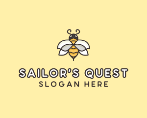 Yellow Honey Bee  logo design