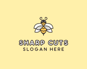 Yellow Honey Bee  logo design