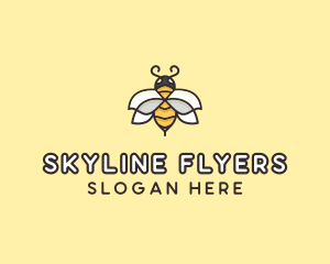 Yellow Honey Bee  logo design