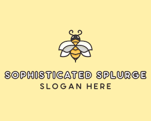 Yellow Honey Bee  logo design