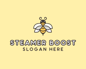 Yellow Honey Bee  logo design