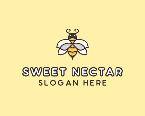 Yellow Honey Bee  logo