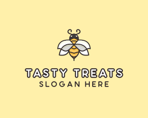 Yellow Honey Bee  logo design