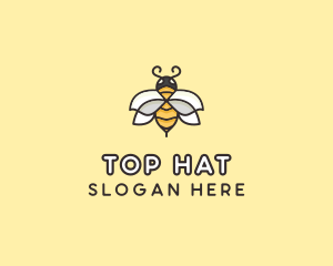 Yellow Honey Bee  logo design