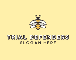 Yellow Honey Bee  logo design