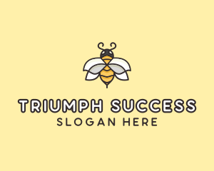 Yellow Honey Bee  logo design