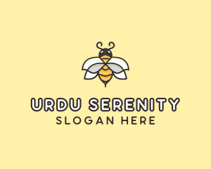 Yellow Honey Bee  logo design