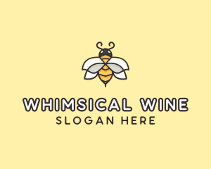 Yellow Honey Bee  logo design