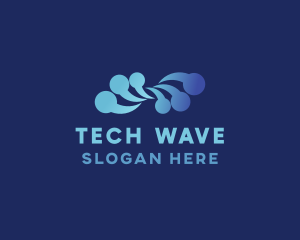 Blue Waves Consulting logo design