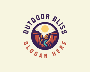 Outdoor Adventure Canyon logo design