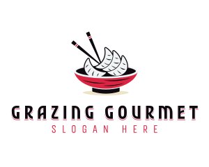 Gyoza Asian Restaurant logo design