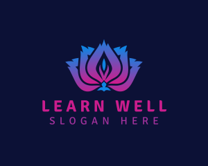 Lotus Flower Wellness logo design