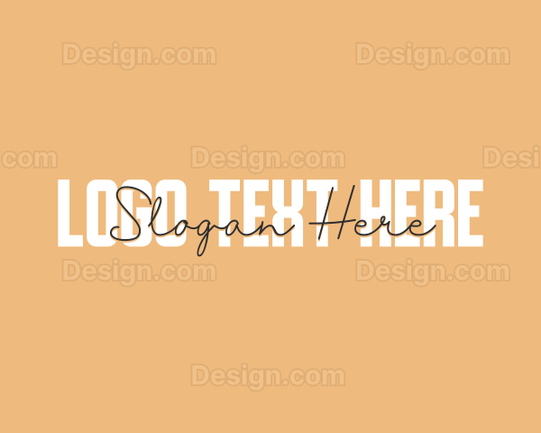 Fashion Designer Boutique Logo