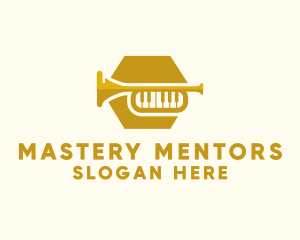 Piano Music Trumpet logo