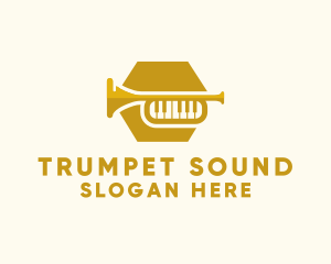 Piano Music Trumpet logo