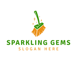 Sparkling Cleaning Broom logo