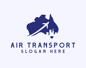 Australia Tour Airplane logo design