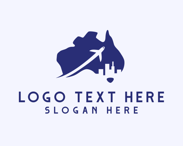 Commercial Plane logo example 3