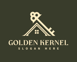 Golden Key Mansion logo design