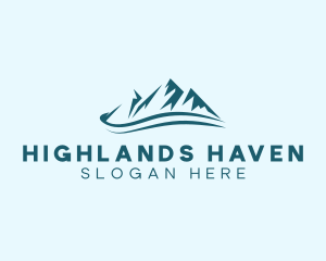 Mountain Alpine Camping  logo design