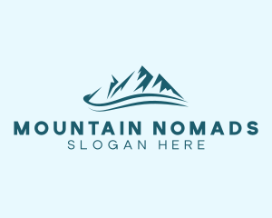 Mountain Alpine Camping  logo design