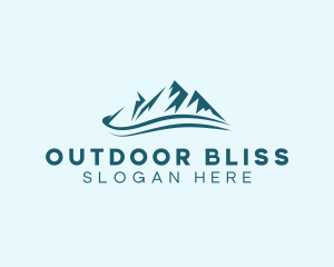 Mountain Alpine Camping  logo design