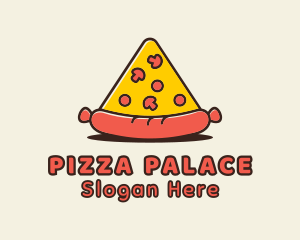 Sausage Pizza Restaurant  logo design