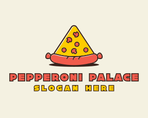 Sausage Pizza Restaurant  logo design