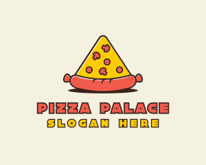 Sausage Pizza Restaurant  logo design