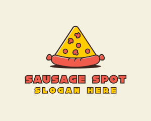 Sausage Pizza Restaurant  logo design