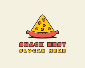 Sausage Pizza Restaurant  logo design