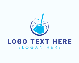 Broom Cleaning Sweeper logo