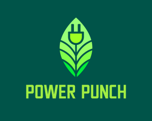 Power Plant Socket  logo design