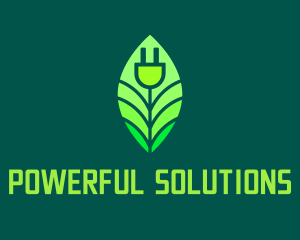 Power Plant Socket  logo design