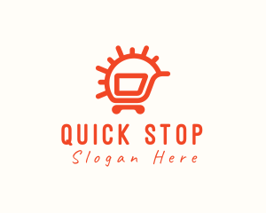 Sunny Shopping Cart logo design