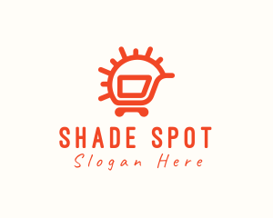 Sunny Shopping Cart logo design