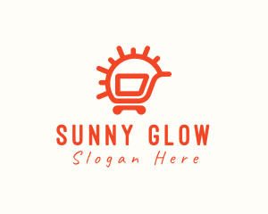 Sunny Shopping Cart logo design