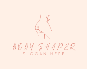 Minimalist Floral Body logo design