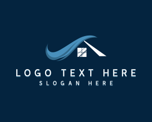 Construction Roofing House logo